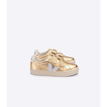 Veja ESPLAR CHROMEFREE Kids' Shoes Gold | NZ 725HAP